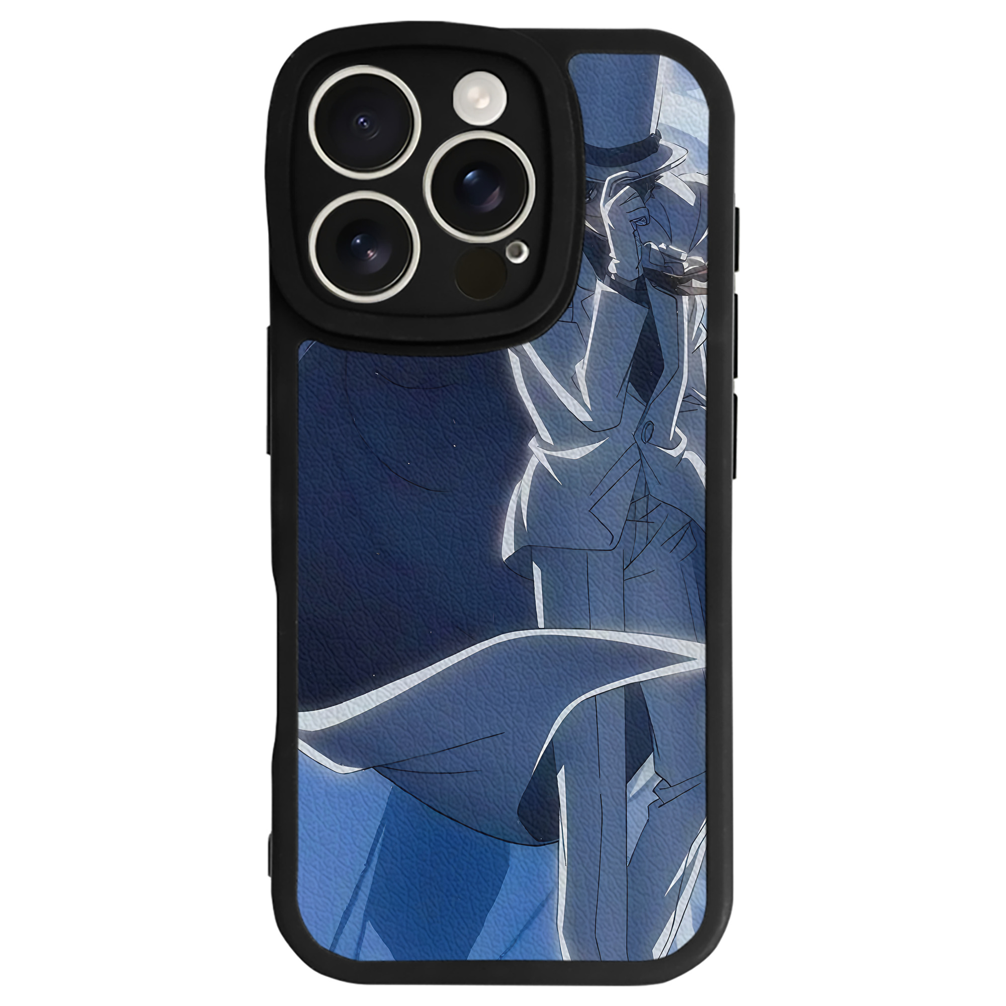 （画像用） 名探偵コナン Detective Conan 【iPhone 16シリーズ対応】シリコンスマホケース（レザー調） 材質：シリコン